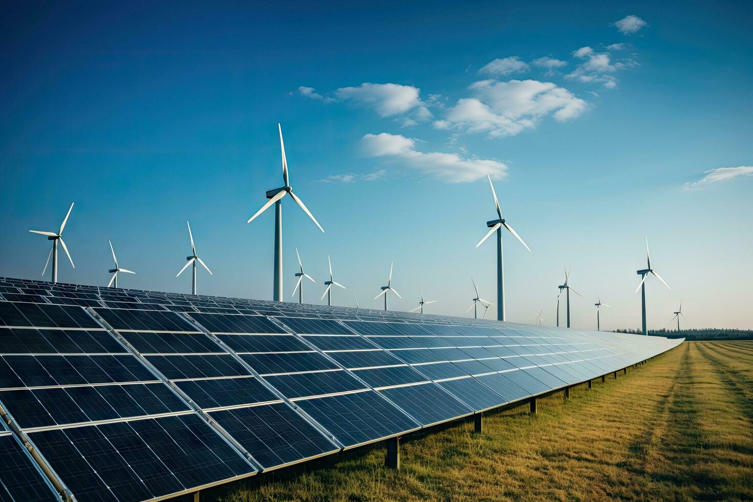 Un ciel bleu, une énergie propre